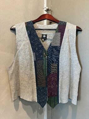 Japanese linen vest